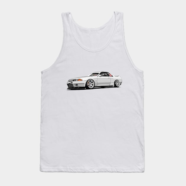 Nissan GT-R R-32 Godzilla Tank Top by R12 Designs